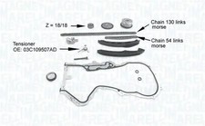 Timing chain kit Low-noise