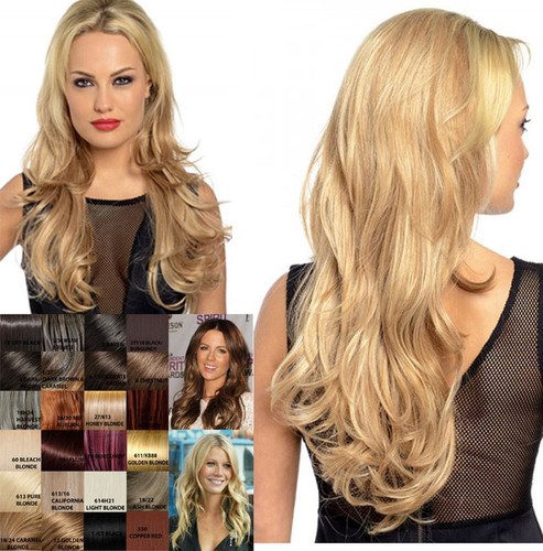 Ladies long wavy synthetic - wavy,