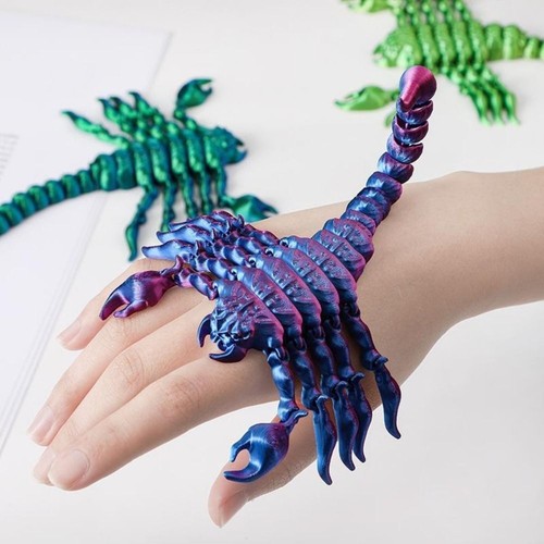 Printed scorpion simulation - printed,