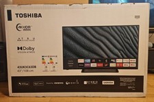 Toshiba 43UK3C63DB 43 Inch Ultra HD Smart TV with Alexa Built-in 4K UHD Black