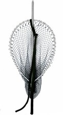 Sharpes of Aberdeen Landing Net Teardrop Gye Salmon Fishing Frame Leather Sling