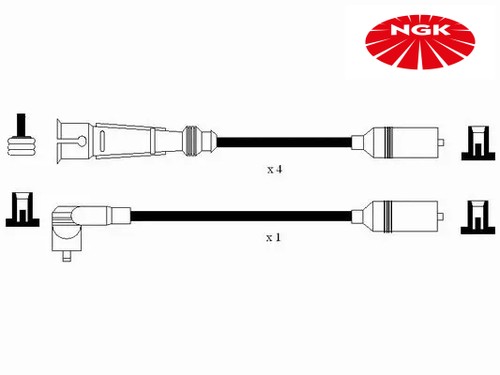 Ignition cable kit 7363 ngk - cable,