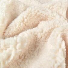 Supersoft Mary's Lamb Sherpa Cuddlesoft Fleece Fabric Material - ECRU