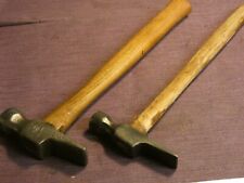2 VINTAGE TINSMITHS HAMMERS