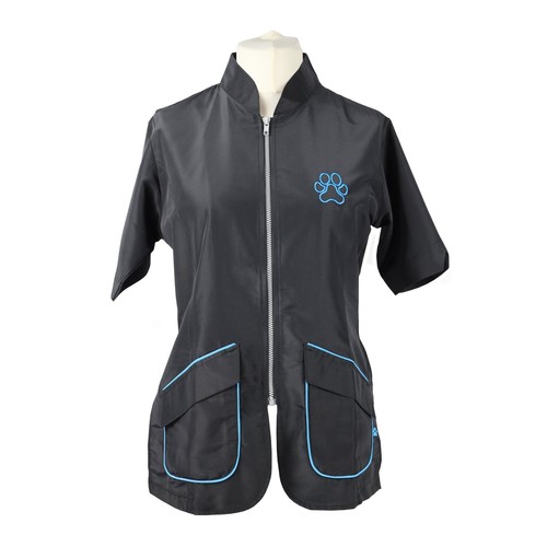 Groomers mandarin collar tunic - collar,