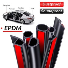 Rubber Seal Strip Draught Excluder Sticky Foam Insulation Tape Door Window EPDM