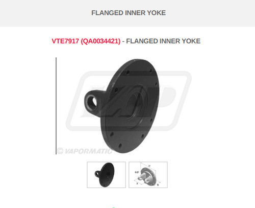 Pto hole flanged - pto, yoke