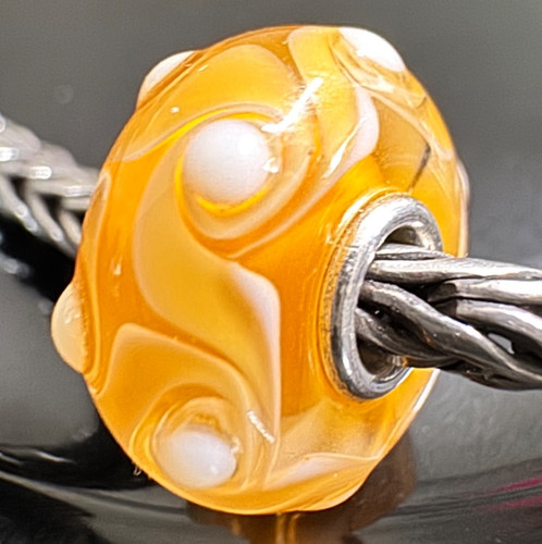 Trollbeads unique glass mango - unique,