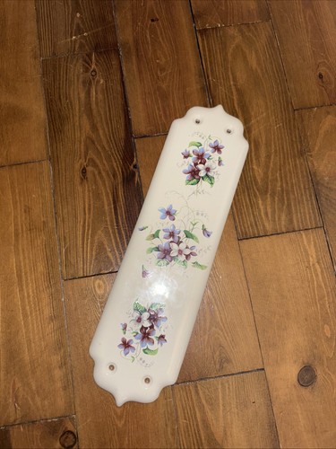 Vintage door finger plate - door,