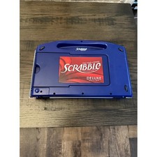 Scrabble Deluxe Edition Board Game - Complete