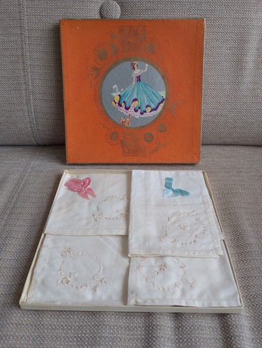 Irish linen embroidered - linen,