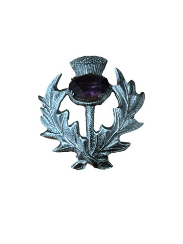 Vintage faux amethyst scottish - faux,