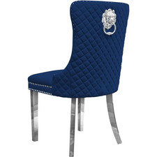 2 Luxury Velvet Dining Chairs