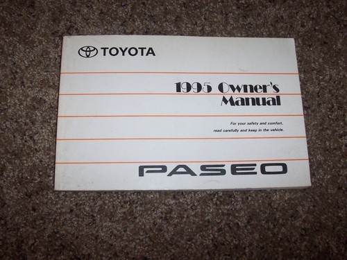 1995 toyota paseo - paseo, factory