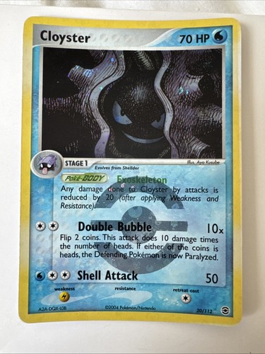 Pokémon cloyster reverse holo - pokémon,
