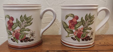 Pair Vintage Denby Coffee Mugs