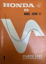 HONDA MODEL SS50Z 50cc GENUINE