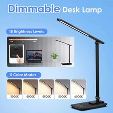 LED Desk Lamp,15 Modes Desk