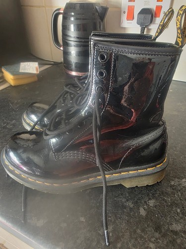 Martens 1460 black patent - dr,