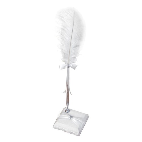 Wedding signing pen feather - signing,