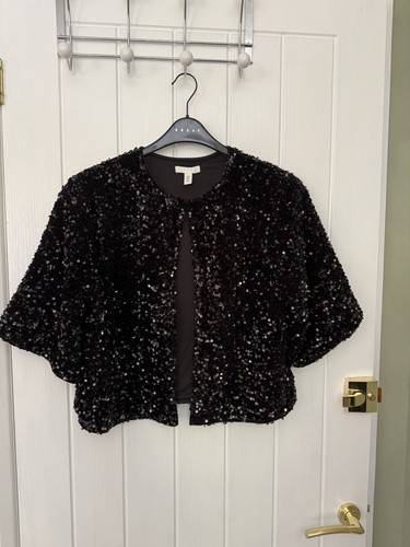 Black sequin bolero - black, jacket