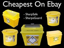 Sharpsafe Sharps Bin Medical Waste* Tattoo Syringe Needle Insulin Blades