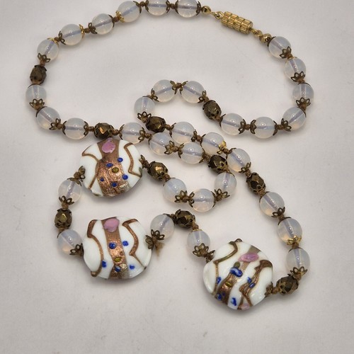 Vintage venetian opaline - opaline, glass