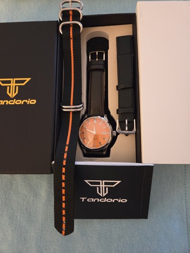40mm tandorio orange automatic - orange,