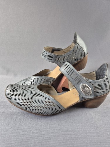 Rieker ladies grey leather - rieker,