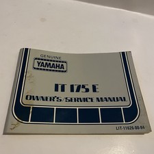 Yamaha IT175E Owners/Service