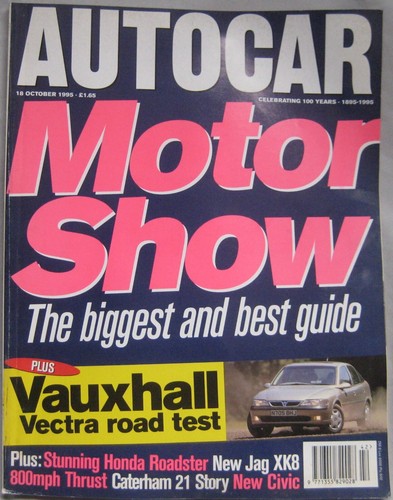Autocar magazine 1995 - autocar, 18/10/1995