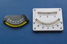 Clinometer Plastic Single Scale and 2 Scale Boat Yacht Marine