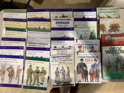 Osprey books and - other, uniform
