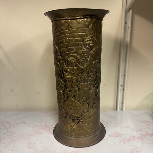 Gold brass plated tall storage - gold,