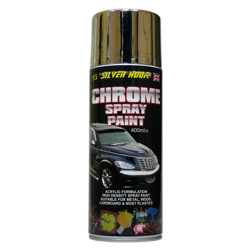 Chrome effect silver spray - effect,