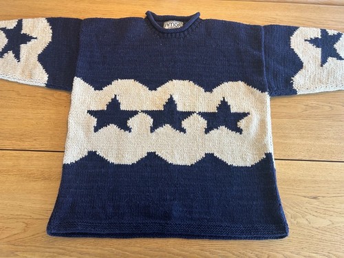 Vintage hand knit amor wool - knit,