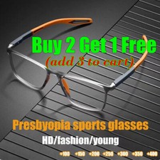 Presbyopic Eyewear Sports Reading Glasses Anti-Blue Light Ultra Light Glasses