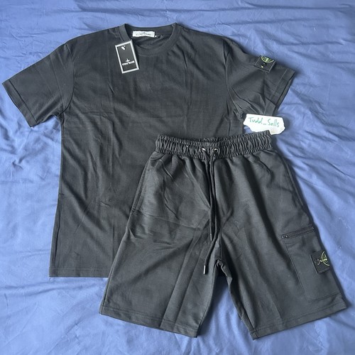 Stone island black - black, t-shirt