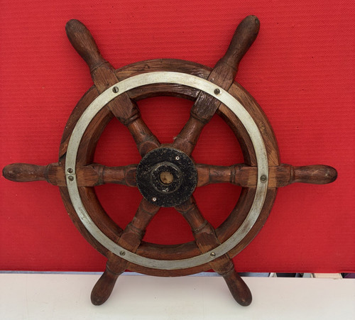 Vintage ships wheel - ships, in