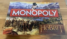 Monopoly The Hobbit Board Game - Unexpected Journey Edition - Complete Set 100%
