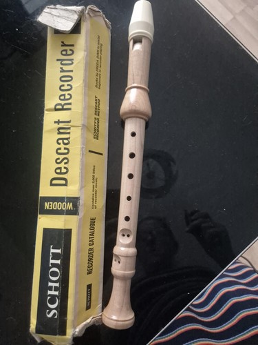 Scott vintage wooden recorder - vintage,