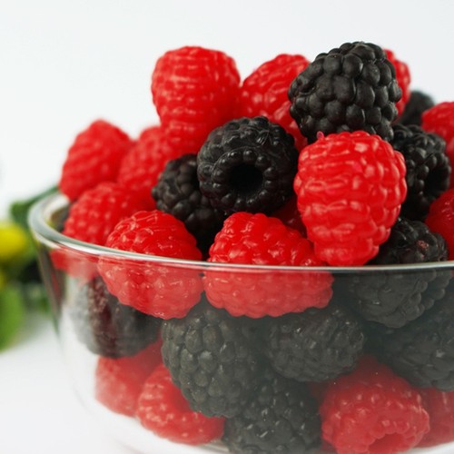Artificial raspberries - raspberries, 30