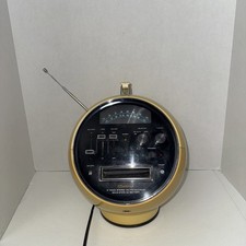 Weltron Model 2001 Space Ball AM / FM / Radio Stereo 8-Track Player Needs Repair