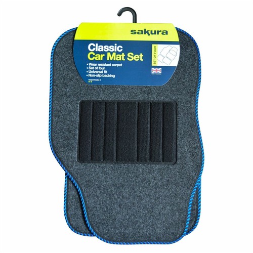 Grey carpet car floor - grey,