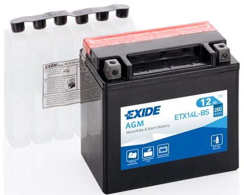 New starter battery - new,