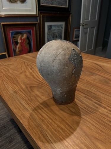 Vintage canvas millinery hat - millinery,