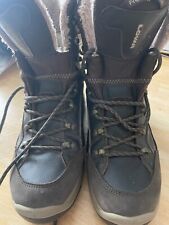 Lowa Renegade Ice Goretex Snow Boots Hiking Insulated Winter Women Size 9 Brown