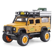 1/28 Scale Camel Trophy Land Rover Defender Off Road Die-cast Model Toy Car Kids