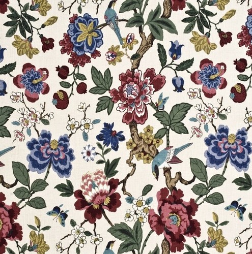 Baker curtain fabric - gp,