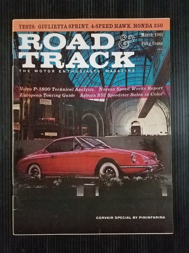 Road track mar 1961 - &,